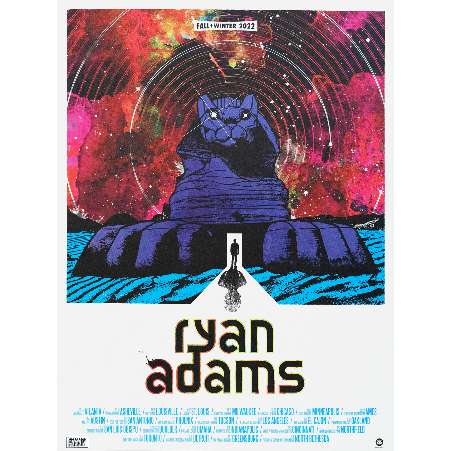 2022 Cat/Sphinx Tour Poster