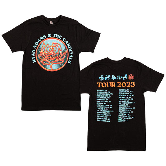 Ryan Adams and The Cardinals 2023 Tour T-shirt