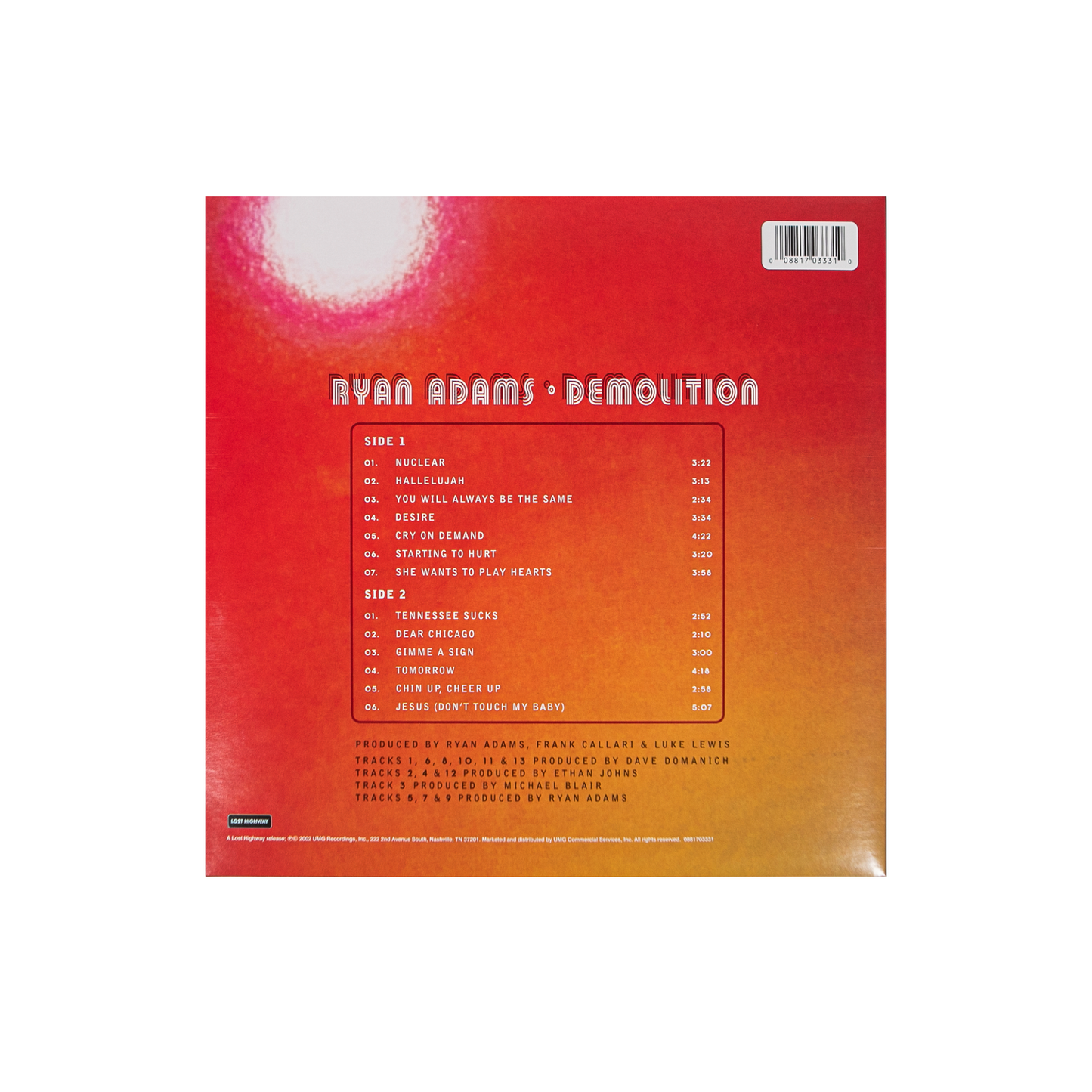Demolition Double LP (Black)