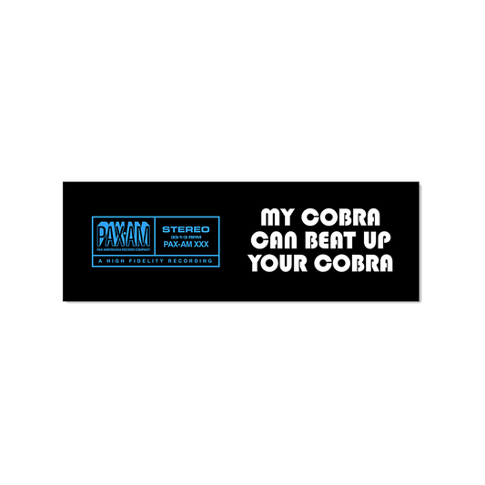 Cobra Bumper Sticker