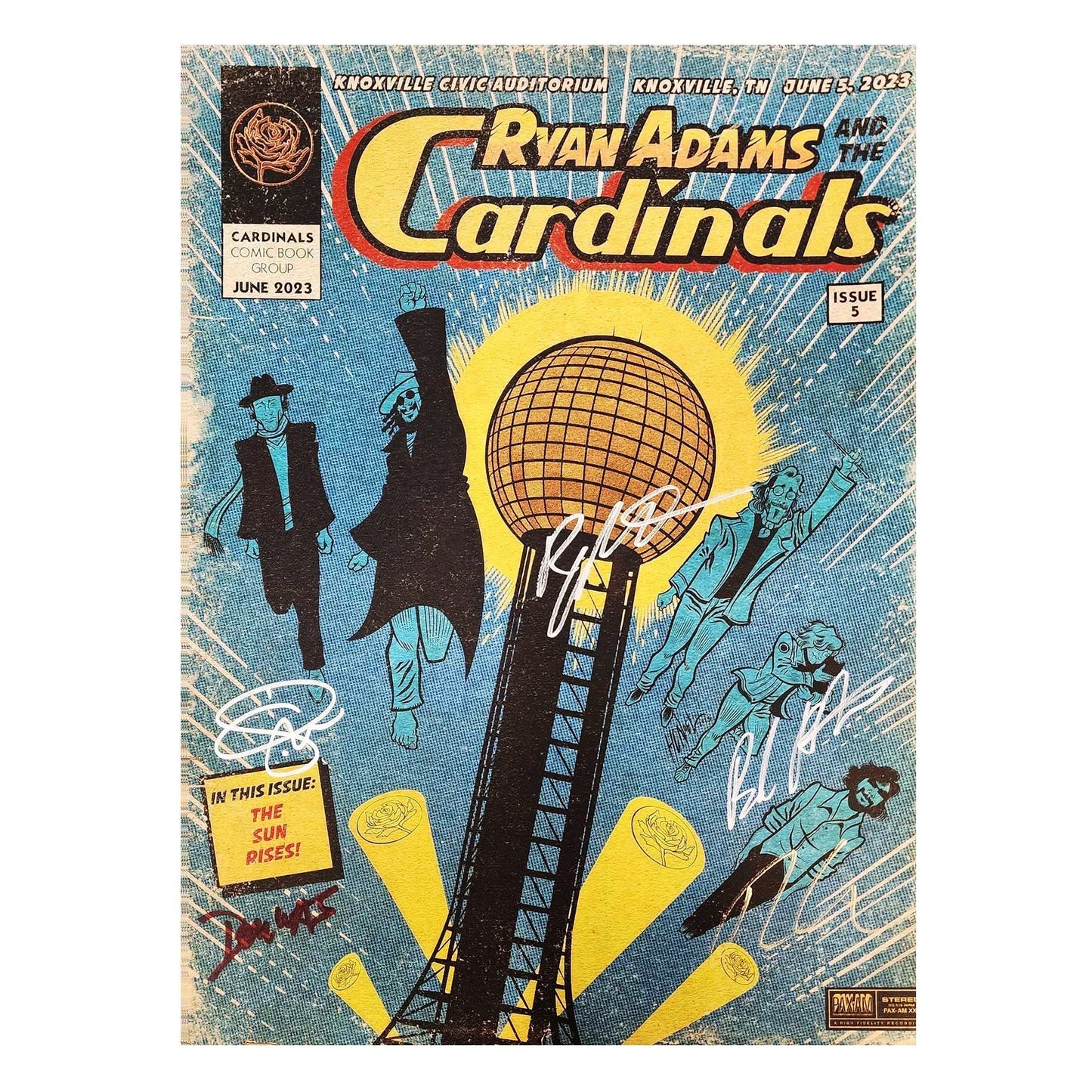 Ryan Adams And The Cardinals Signed Posters