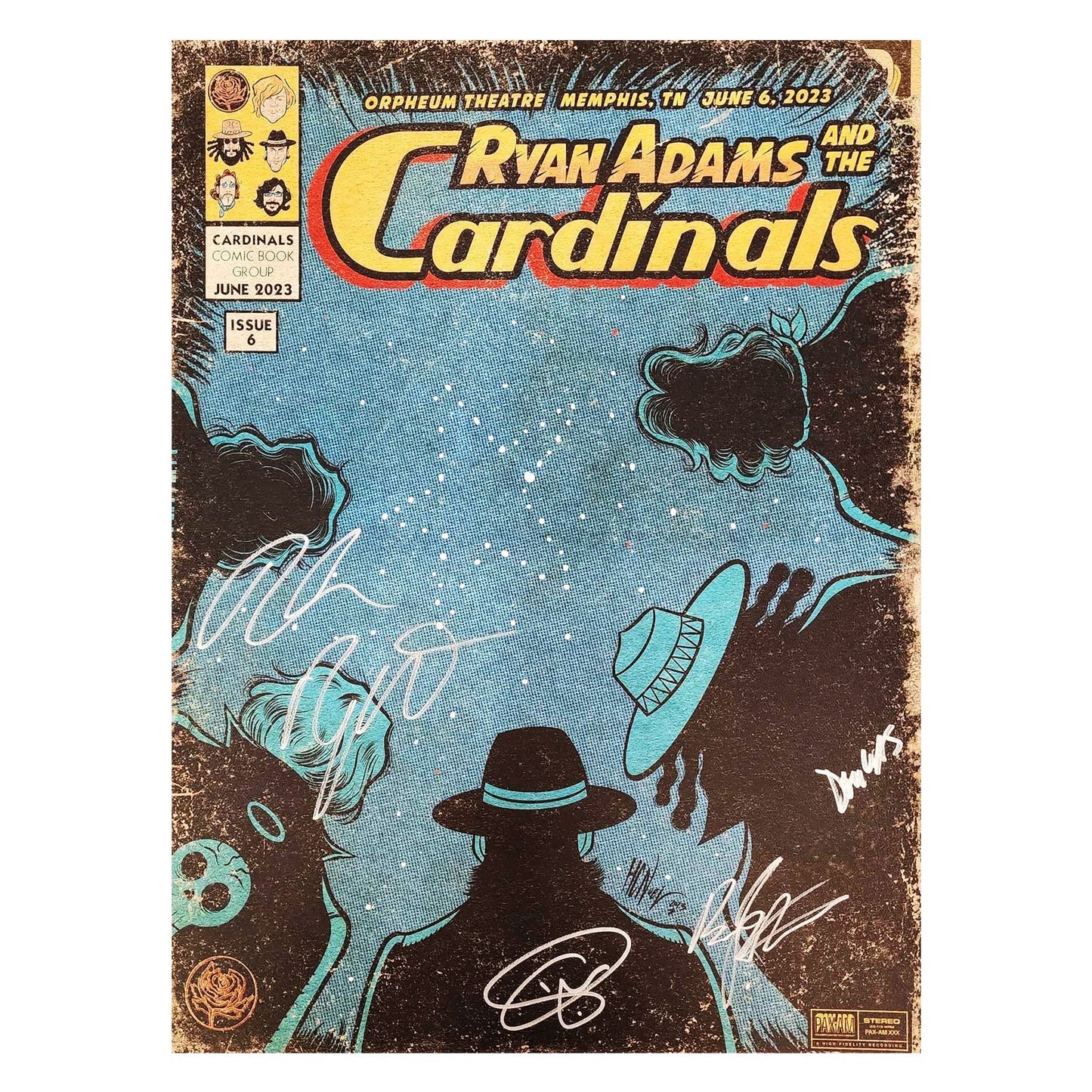 Ryan Adams And The Cardinals Signed Posters