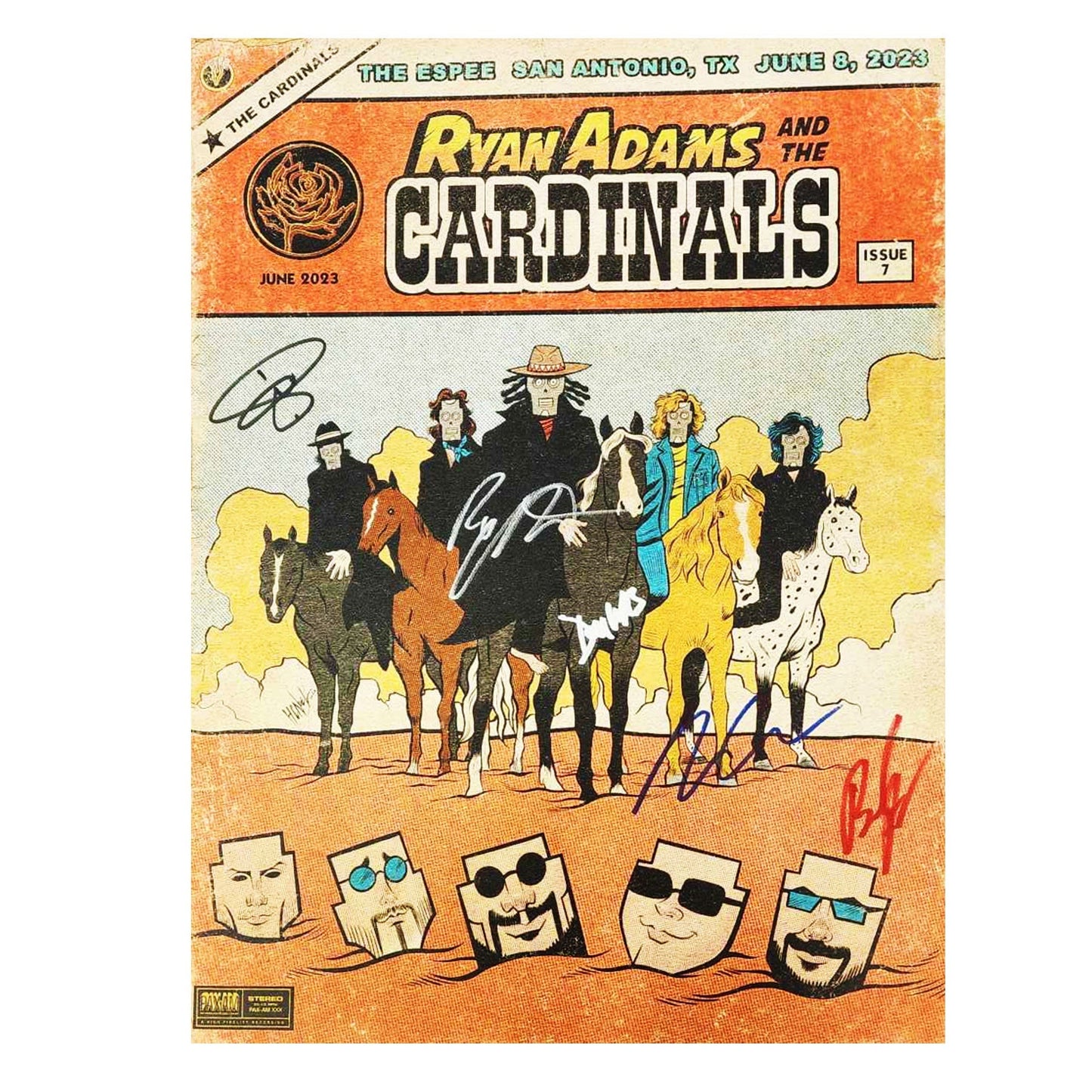 Ryan Adams And The Cardinals Signed Posters