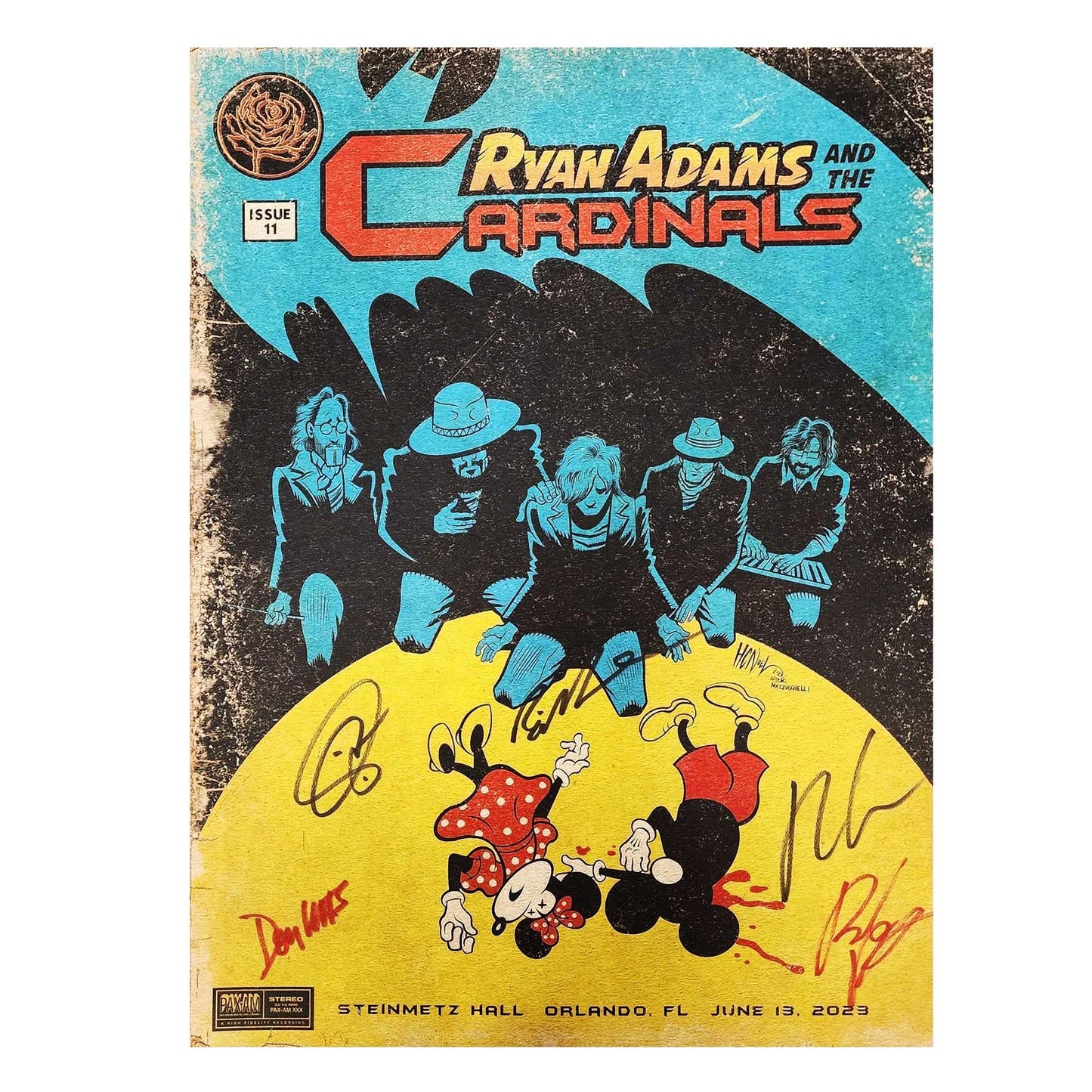 Ryan Adams And The Cardinals Signed Posters