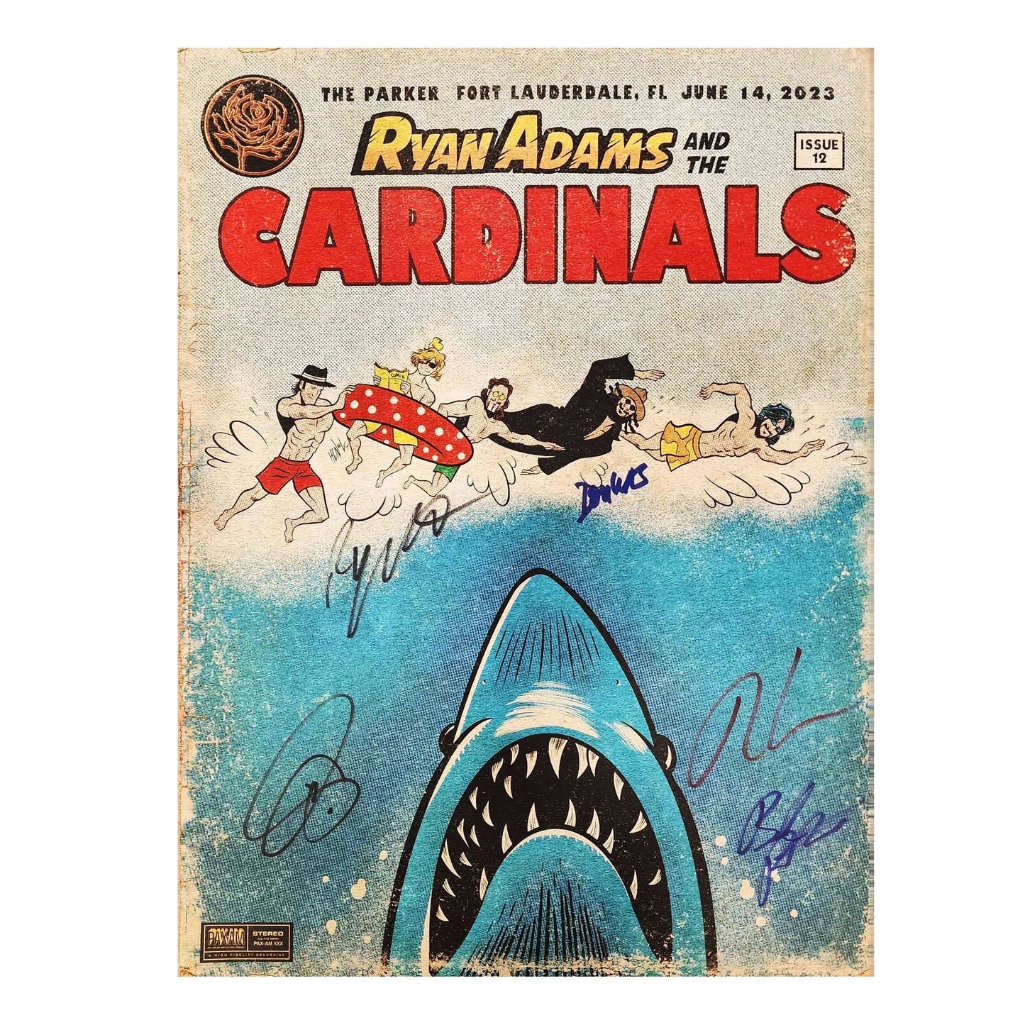 Ryan Adams And The Cardinals Signed Posters