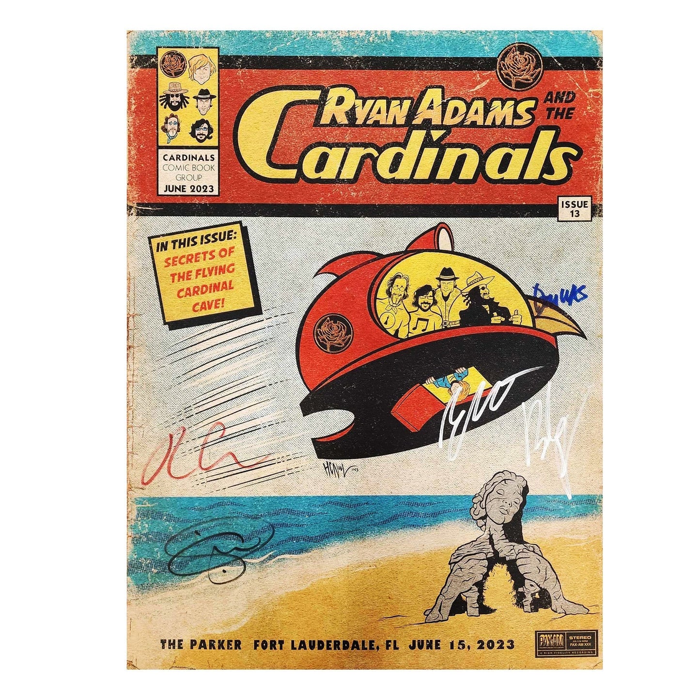 Ryan Adams And The Cardinals Signed Posters