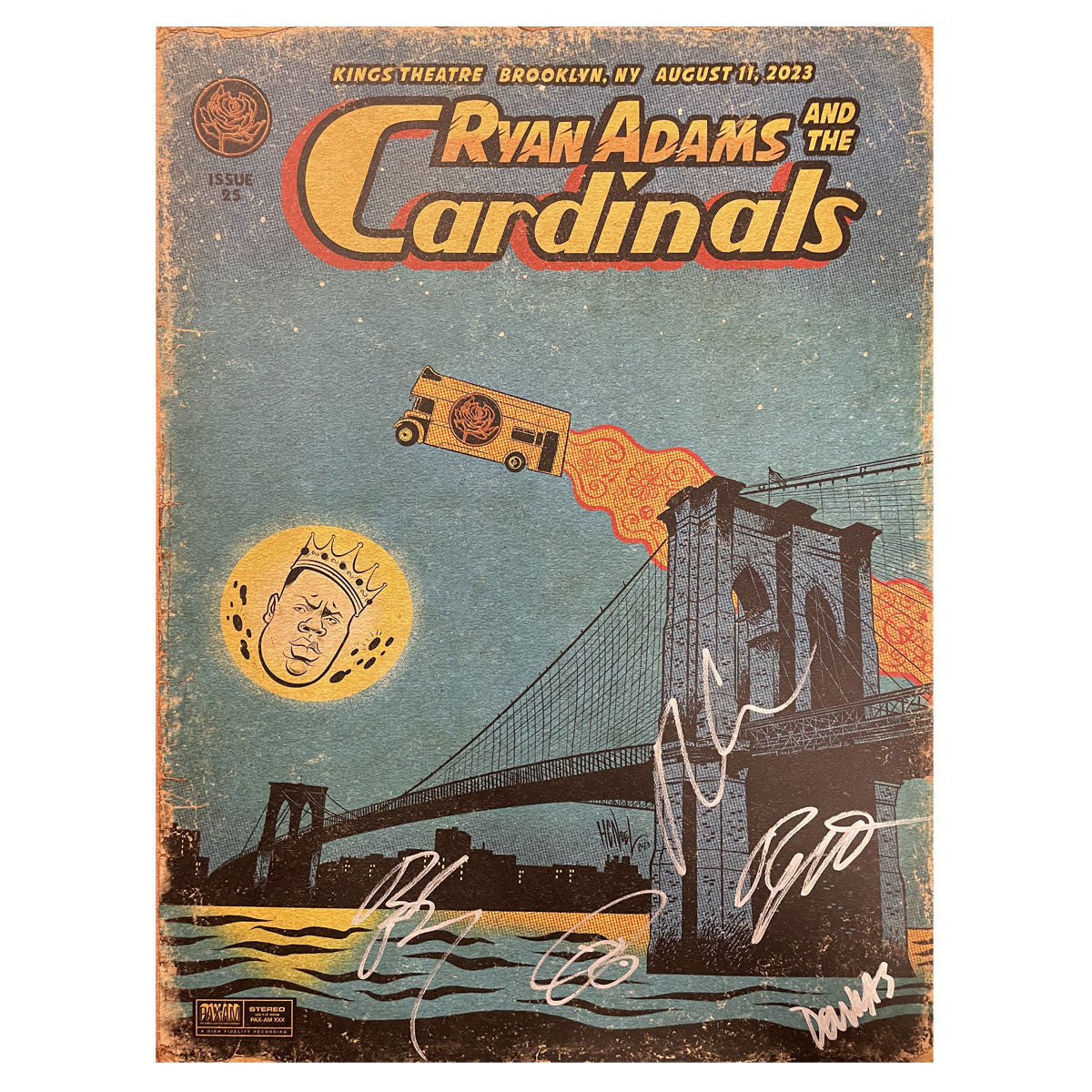 Ryan Adams And The Cardinals Signed Posters