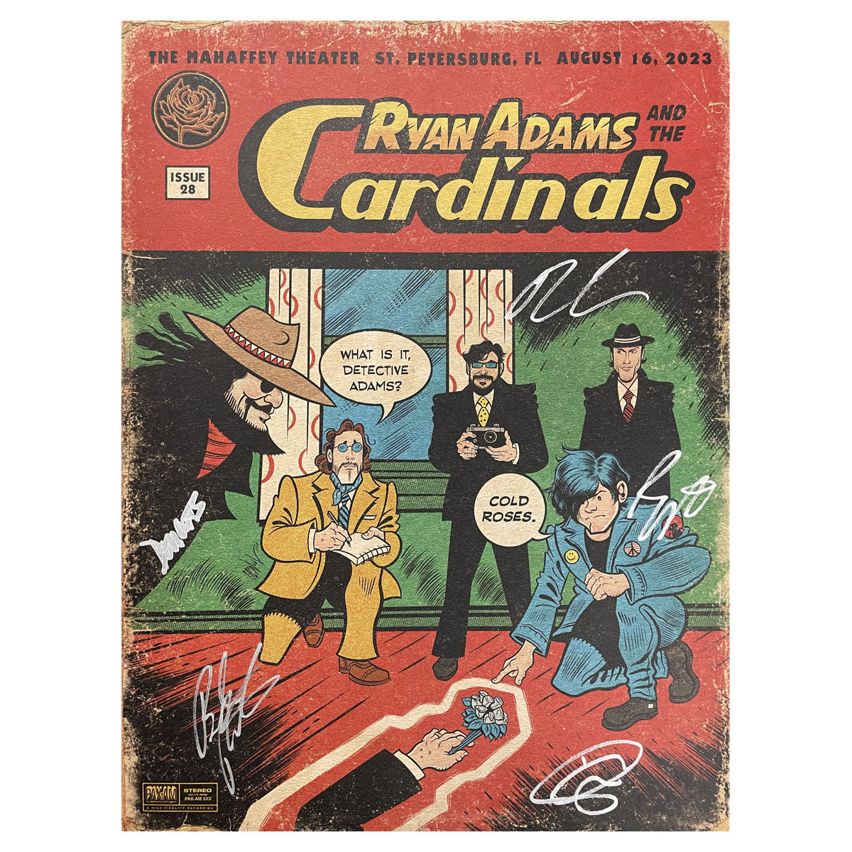 Ryan Adams And The Cardinals Signed Posters